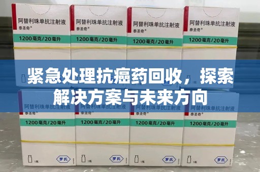 芜湖紧急处理抗癌药回收，探索解决方案与未来方向