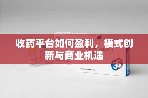 芜湖收药平台如何盈利，模式创新与商业机遇